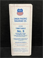 OCTOBER 25, 1992 UNION PACIFIC RAILROAD TIMETABLE