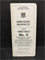 OCTOBER 26, 1986 UNION PACIFIC RAILROAD TIMETABLE