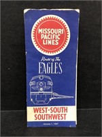 JANUARY 1, 1967 MISSOURI PACIFIC LINES ROUTE OF TH