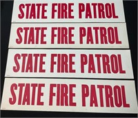 1960’s State Fire Patrol Signs