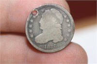 An 1836 90% Silver Bust Half Dime