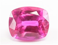 13.50ct Cushion Cut Pink Natural Garnet Pyrope GGL