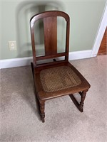 Child’s cane rocking chair