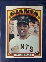 1972 WILLIE MAYS TOPPS CARD