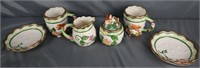 Vintage WMG Spring Garden Rabbit Floral Set