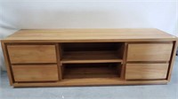 TEAK CREDENZA WITH 4 DRAWERS