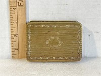 Antique brass, cigarette case