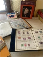 Stamp albums & set