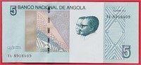 2012 Angola 5 KWANZAS banknote UNC.