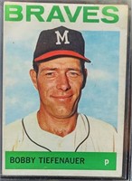 1964 Topps Bobby Tiefenauer #522 Milwaukee Braves