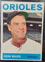 1964 Topps Hank Bauer #178 Baltimore Orioles