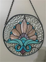 Stained Glass Window 19" Hanging Suncatcher