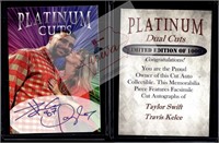 TravisKelce TaylorSwift Platinum Cuts facsimile au