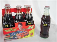 6 pack of Jeff Gordon Coca-Cola Bottles