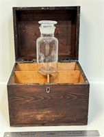 UNIQUE EARLY 1900'S DOCTORS  APOTHECARY BOX