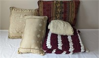 THROW PILLOWS AND HAND MADE THROWS