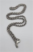 Sterling 22in Link Necklace 42.4g