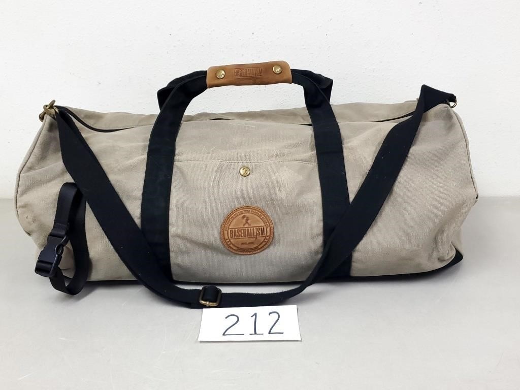 Baseballism Canvas Duffel Bag