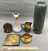 Art Pottery & Glass Lot Collection