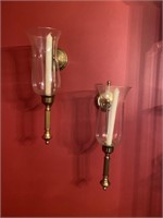 2 Wall sconce candle holders
