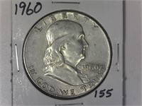 1960 Franklin Half Dollar