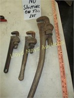 3pc Pipe Wrenches