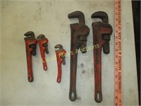 5pc Pipe Wrenches