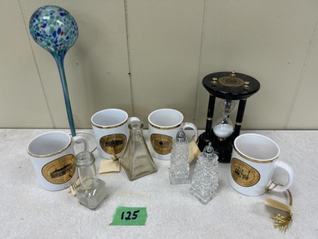 Hour Glass, Coffee Mugs, Glass Vases