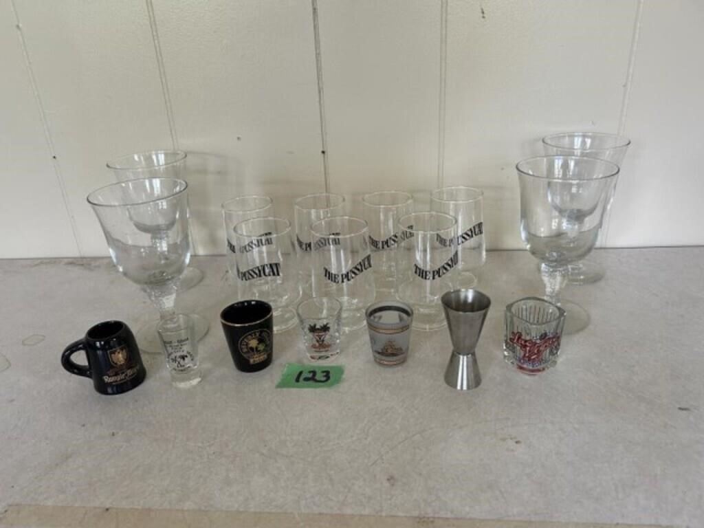 Pussycat Glasses, Glasses, Shot glasses