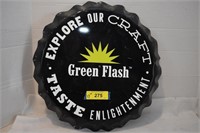 Green Flash Explore Our Craft Metal Bottle Cap