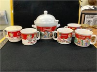 Vintage Campbells Soup Set