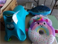 Pillows and Toddler toys