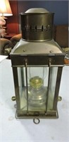 Brass Ship's Oil Lamp, 15" T