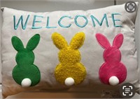 New Bunny Hello Pillow