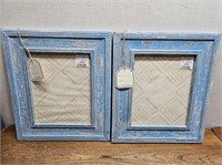 NEW 2 Blue Picture Frames $12.99 Each