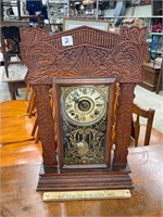Antique Ingram clock running