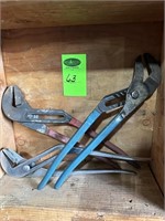 Qty 3 Slip Joint Pliers