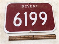 Bevent Address 6199 Sign