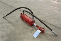 Hydraulic Cylinder w/Hoses, Works Per Seller