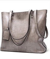(New) Large capacity work handbag Ladies leather