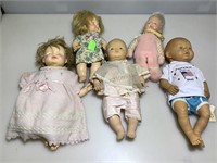 Assorted baby dolls.