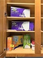 Laundry Cabinet Contents - Swiffer Products