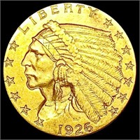 1926 $2.50 Gold Quarter Eagle CLOSELY