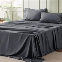 Bedsure Full Size Sheets Grey