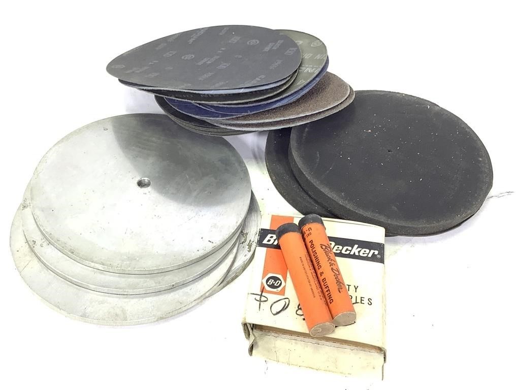 Metal Discs Sanding Plates & Pads+