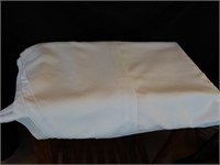 Round White Tablecloth