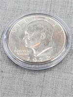 1972 Eisenhower Dollar in hard case