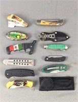 12x The Bid Assorted Pocket Knives