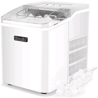 KUMIO Countertop Compact Ice Maker Machine, 26lbs