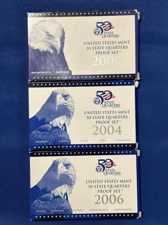 2000, 2004, 2006 STATE QUARTERS
